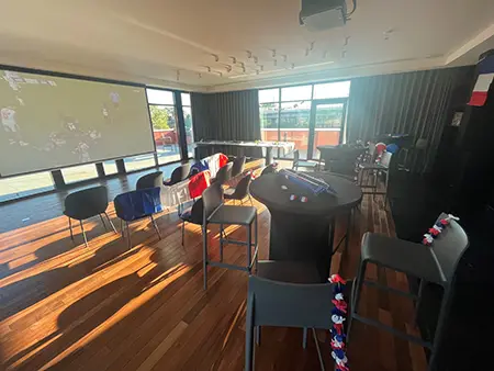 Configuration de l'espace pour séminaires